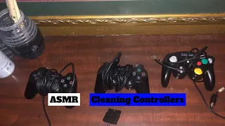 ASMR Cleaning Nintendo GameCube & PS2 Controllers Whispering