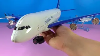 UNBOXING BEST PLANES:  Airbus 300 380 350 Boeing B737 777 757 DHL Beluga USA  Malaysia India models