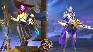 Lesley Angelic Agent Skin VS Hawk Eyed Sniper Skin MLBB Comparison