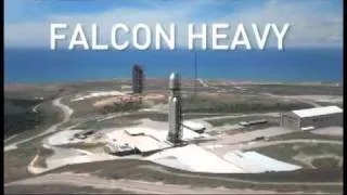 3D анимация старта тяжёлой ракеты-носителя Falcon Heavy (SpaceX)