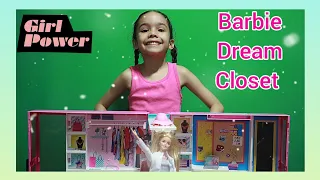 Unboxing my brand new Barbie Dream Closet. Theres is over 30 accessories Included! 💖😯