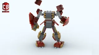 LEGO Iron Man Mech Armor Satisfying Build Lego Moc #lego #legomoc #crixbrix #ironman #mech