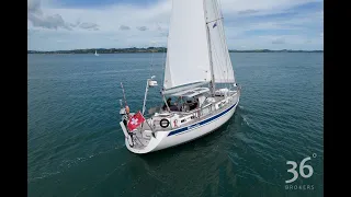 *SOLD* Hallberg Rassy 43 | Walkthrough Video | For Sale with 36 Degrees Brokers