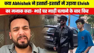 Did Abhishek make fun of Elvis by making gestures and said  then after driving the car on hire