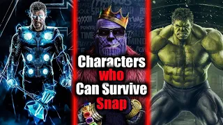 Characters Who Can Survive Snap #shorts #SuperForce