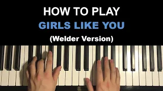 Maroon 5 - Girls Like You (Piano Tutorial Lesson) V3