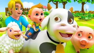 Old Macdonald Had A Sheep Song | Yes Yes Playground Song | +More Kids Songs & Nursery Rhymes