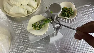 How To Use Double Head Dumpling Maker Mould Press