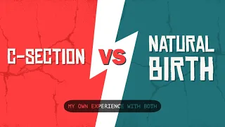 C-section Vs Natural Birth / My Experience With Both | Postpartum Depression & PTSD