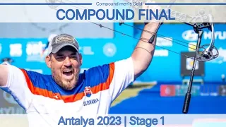 Jozef Bosansky v Sawyer Sullivan - compound men gold || Antalya 2023 Archery world cup stage 1