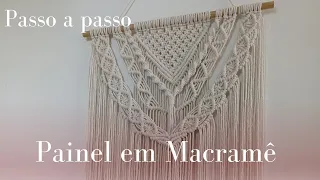 COMO FAZER PAINEL EM MACRAMÊ| DIY Painel em Macramê passo a passo completo