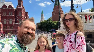 Red Square Москва Красная Площадь  Зарядье ГУМ Жара в столице