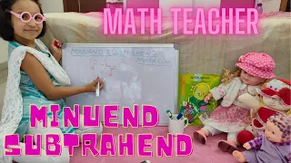 Teacher Teacher in Hindi | PART-1 | Math Teacher | minuend and subtrahend difference | LearnWithPari