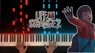 Life Is Strange 2 Episode 5 Credits Song (Blood BrothersLone Wolf) Piano Synthesia Tutorial