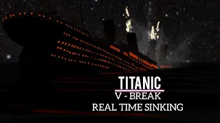 Titanic | V-Break Scenario FINAL PLUNGE Real Time Sinking (Aaron's Version)