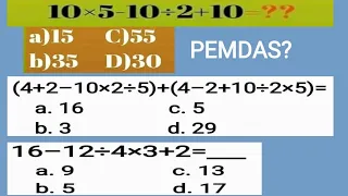 How to answer using PEMDAS MDAS GEMDAS | Order of Operations