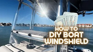 How to DIY boat windshield, (SAVED OVER $3000!!!) with plexiglass from Home Depot