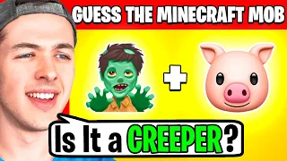 Can You GUESS The MINECRAFT MOB by EMOJI?