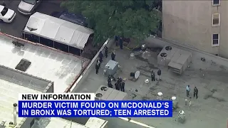 Teen arrested in man's murder after body found on McDonald's rooftop