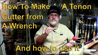 How to make a Tenon Cutter from a Wrench for Woodturning #woodturning