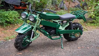 How to Make 2WD Motorcycle  | Homemade 2WD Motorcycle