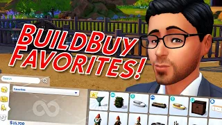 The Sims 4 Finally has BuildBuy Favorites | Better BuildBuy