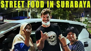 How much Street food can I buy in Surabaya for $10