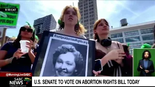 US Senate to vote on the Abortion Rights Bill on Wednesday