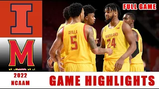 Illinois vs Maryland   Highlights - NCAA Men's College Basketball 12- 2022