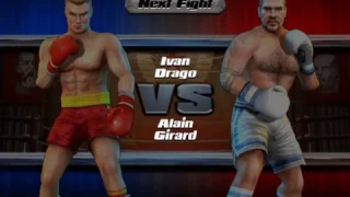 Rocky legends (PS2) Ivan Drago vs Alain Girard (Career Ivan Drago)