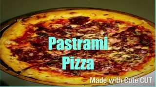 Pastrami pizza