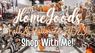 HOMEGOODS Fall & Halloween Decor Shop With Me 2023! All New Decor Finds At HomeGoods! CODE ORANGE!