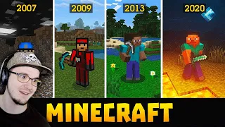 😱 КАК MineCraft СТАЛ ИЗВЕСТНЫМ 2007-2020 ► King DM МайнКрафт | Реакция