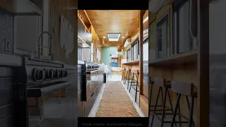 Luxury model Tiny house featuring a main floor bedroom! #shorts #youtubeshorts #home