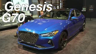 2019 Genesis G70 Show & Tell at the DC Auto Show