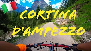 Cortina d'Ampezzo 2021 Fanes Waterfalls 🚲Mountainbike & Dürrensee - Lago di Landro Aerials DJIair2S