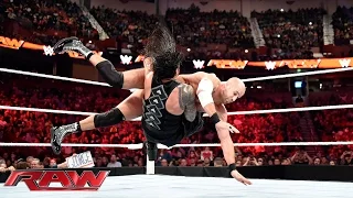 Reigns vs. Cesaro - WWE World Heavyweight Championship Tournament Quarterfinal: Raw, Nov., 16, 2015