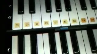 Happy Birthday Song Piano tutorial - iPad 2 Virtuoso