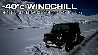 Most Dangerous Camping of My Life | -40°c Wind Child in -26°c | Kuch घंटो मे सब कुछ जम गया in spiti