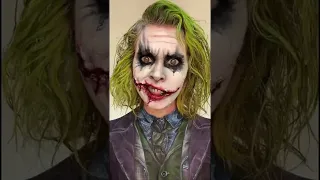 Joker makeup sfx Transformation #shorts
