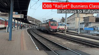 TRIP REPORT | ÖBB Railjet | Bratislava to Kufstein | Business Class