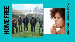 first time reaction *HOMEFREE*  - HOW GREAT THOU ART REACTION - World's BEST ACAPELLA GROUP