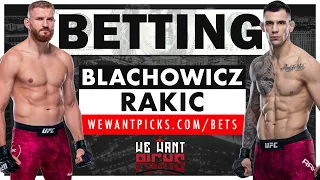 BEST BETS: UFC Vegas 54: Blachowicz vs. Rakic Betting Guide