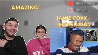 British Couple Reacts to Jamie Foxx Nailing Impressions For 8 Minutes Straight