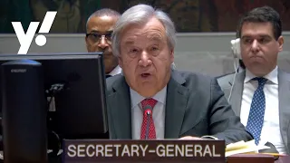 U.N.’s Guterres reiterates call for ceasefire in Israel-Hamas war
