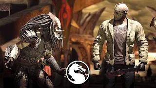 PREDATOR vs JASON VOORHEES on VERY HARD - Who Wins?! | Mortal Kombat XL