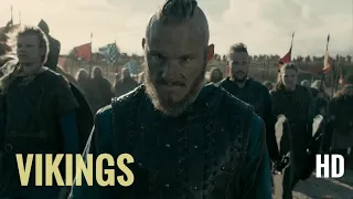 Vikings | “Not such a Great Army After All” | The Great Heathen Army Attacks King Alle’s Army | 4X18