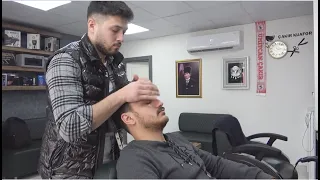 ASMR Turkish Barber Massage, Face Massage, Head Massage