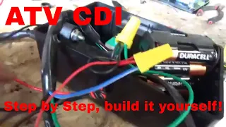 Portable 12VDC ATV CDI, Step by Step instructions, build it yourself.