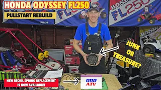 IS OUR FL250 PULLSTART JUNK? CAN IT BE REBUILT?? HOW MUCH$$$? #odysseylife #honda #